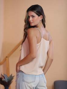 Women Tank Tops & Camis - Màu be - Xem 4