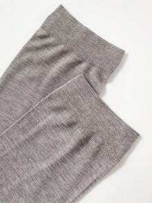 6雙/包男士中筒袜,純色,透氣,舒適,吸濕排汗,適用於夏季運動、服裝和休閒襪子 - 彩色 - 查看 5