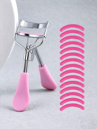 1 قطعة مكواة رموش محمولة و 15 وسادة سيليكون، مقبض منحني باللون الوردي لمكواة الرموش، تجعيد وتشكيل الرموش دون إيذائها، رفع الرموش، عيون كبيرة، للنساء، حواجب، مكياج، رخيص، ديكور الغرفة، مكياج، سفر، غرفة النوم، اكسسوارات المكياج، مكواة الرموش، رخيص، هدايا عيد الميلاد، مكياج، أدوات المكياج، أشياء رخيصة، هدايا، هدايا للنساء، هدايا عيد الميلاد