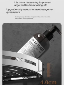 Edelstahl Aufbewahrungseckregal Fürs Badezimmer Mit Hoher Tragfähigkeit