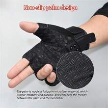 CHCYCLE Fingerless Motorcycle Gloves For Men And Women,Half Finger Motorbike Gloves For BMX ATV MTB Riding, Road Racing, Cycling, Climbing, Motocross Summer Breathable - Black - View 5
