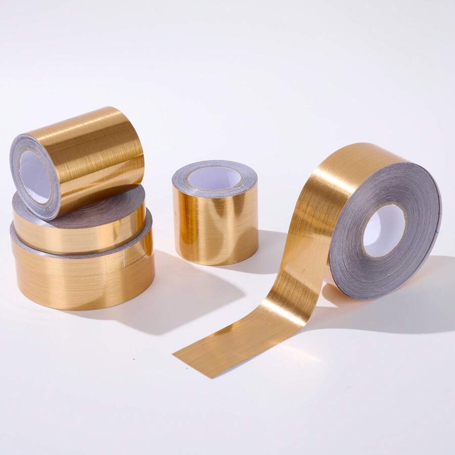 1/5 件瓷砖填缝条，自粘式 1cm/1.5cm/2cm/3cm/4cm/5cm 宽度瓷砖密封条，防水防霉地板装饰礼物生日毕业地砖地板地砖自粘地砖剥离粘贴客厅装饰房间装饰家居装饰厨房 - 金色 - 查看 1