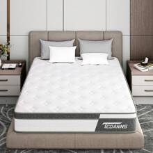 Double 4FT6 Mattress 10 Inch Memory Foam Mattress Bed In A Box Hybrid Mattress Queen Size For Pressure Relief & Supportive - Grey - View 8