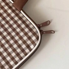 适用于 iPad Pro 11&13 英寸 Air 收纳包 防震袋 平板电脑保护套 手提包 配件 平板电脑手提包 保护套 9-11 英寸 适用于 iPad Air 4 5 Pro 11 Mini 5 6 iPad 保护套 兼容小米 5 兼容三星兼容华为 防震袋 教室笔记本电脑包 教室包 教师收纳包 教室整理包 - 棕色 - 查看 7