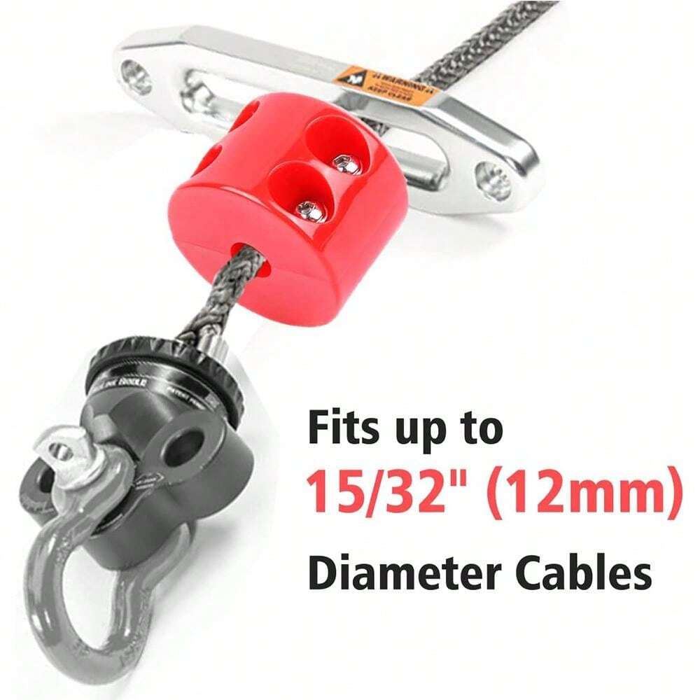 Winch Cable Hook Stopper Rubber Winch Line Saver With Wrench And Nuts