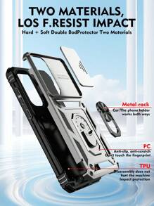 New Phone Case With 360° Rotatable Kickstand, 2-In-1 Rugged Shockproof Phone Case + Integrated Stand, High-Quality Craftsmanship, Compatible With Iphone 11/12/13/14/15 Pro Max, A14/A24/34/35/54/55 S23/24 S22U, OPPO, VIVO, Redmi Note 11/12 Pro