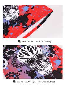 X-TIGER 速乾長袖男士汗衫-輕盈透氣T恤，適用於戶外活動、健身房和馬拉松跑步 - 黑與白 - 查看 8