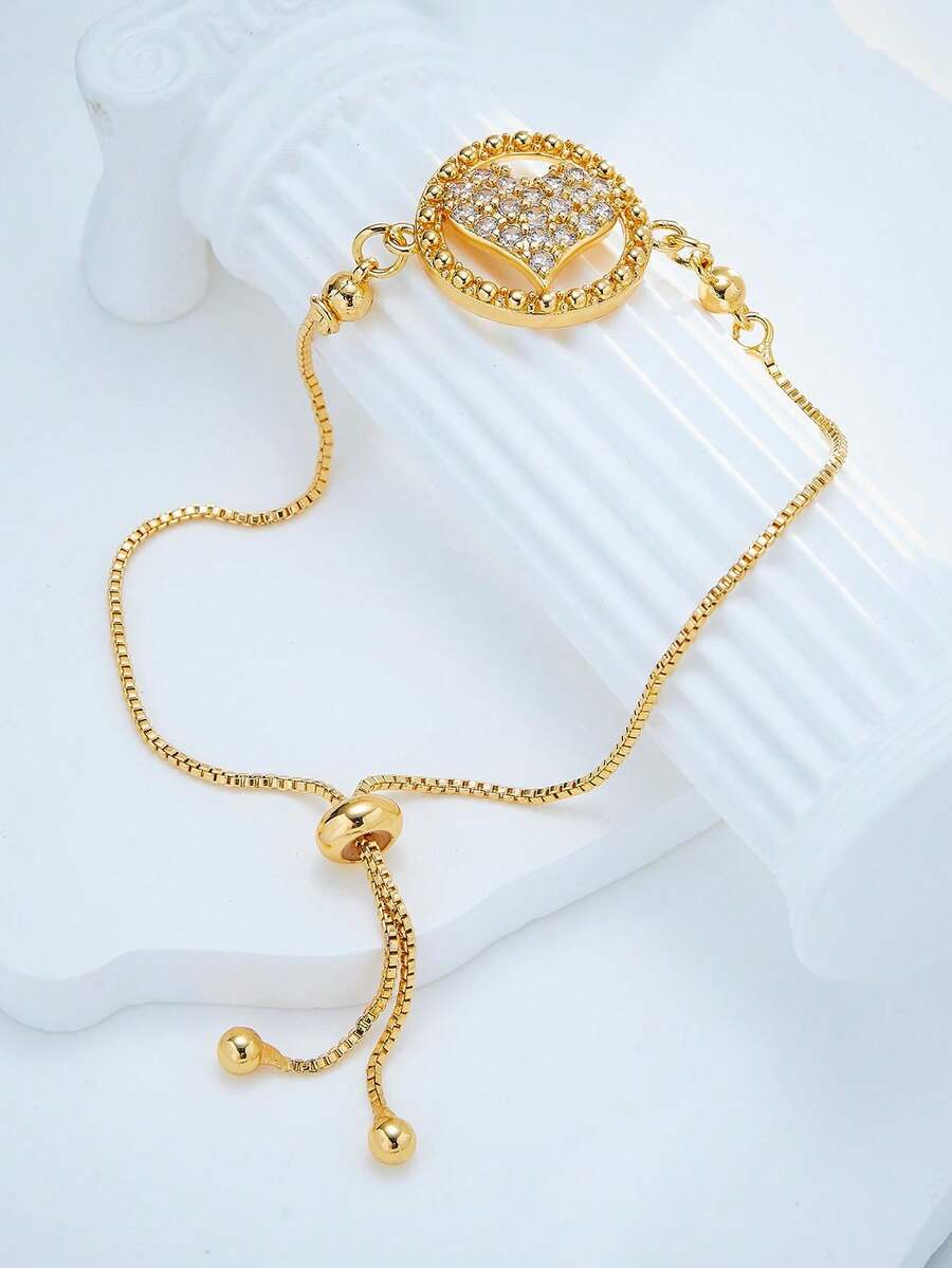 2023 New Fashion Titanium Couple Bracelet For Women, Anti-Rust Silver, Non-Fading Gold-Plated, Original Imported - White Diamond - View 1