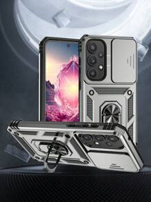 New Phone Case With 360° Rotatable Kickstand, 2-In-1 Rugged Shockproof Phone Case + Integrated Stand, High-Quality Craftsmanship, Compatible With Iphone 11/12/13/14/15 Pro Max, A14/A24/34/35/54/55 S23/24 S22U, OPPO, VIVO, Redmi Note 11/12 Pro