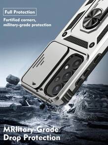 New Phone Case With 360° Rotatable Kickstand, 2-In-1 Rugged Shockproof Phone Case + Integrated Stand, High-Quality Craftsmanship, Compatible With Iphone 11/12/13/14/15 Pro Max, A14/A24/34/35/54/55 S23/24 S22U, OPPO, VIVO, Redmi Note 11/12 Pro