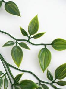 1pc Artificial Hanging Plants 31.5'' Faux Wall Hanging Vine Fake Leaves Decoration For Indoors & Outdoors Living Room Kitchen Balcony Garden Bedroom Farmhouse, Valentine Day, Gift Gifts Birthday Graduation