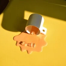 1個有趣的防摔奶茶杯形狀手機座惡作劇玩具,新奇滑稽禮物,預留座位工具,驚喜禮物 - 咖啡棕 - 查看 5