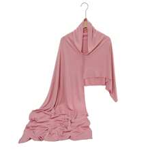 1pc Solid Color Casual Hijab Scarf For Daily Life - Multicolor - View 12