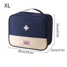1 Miếng Du lịch xách tay Bộ Sơ Cứu Cái túi Cấp Cứu Y Tế Bộ dụng cụ Túi bảo quản Đối với Nhà  Văn phòng Ô tô/xe hơi Ngoài trời - Đỏ - Xem 4