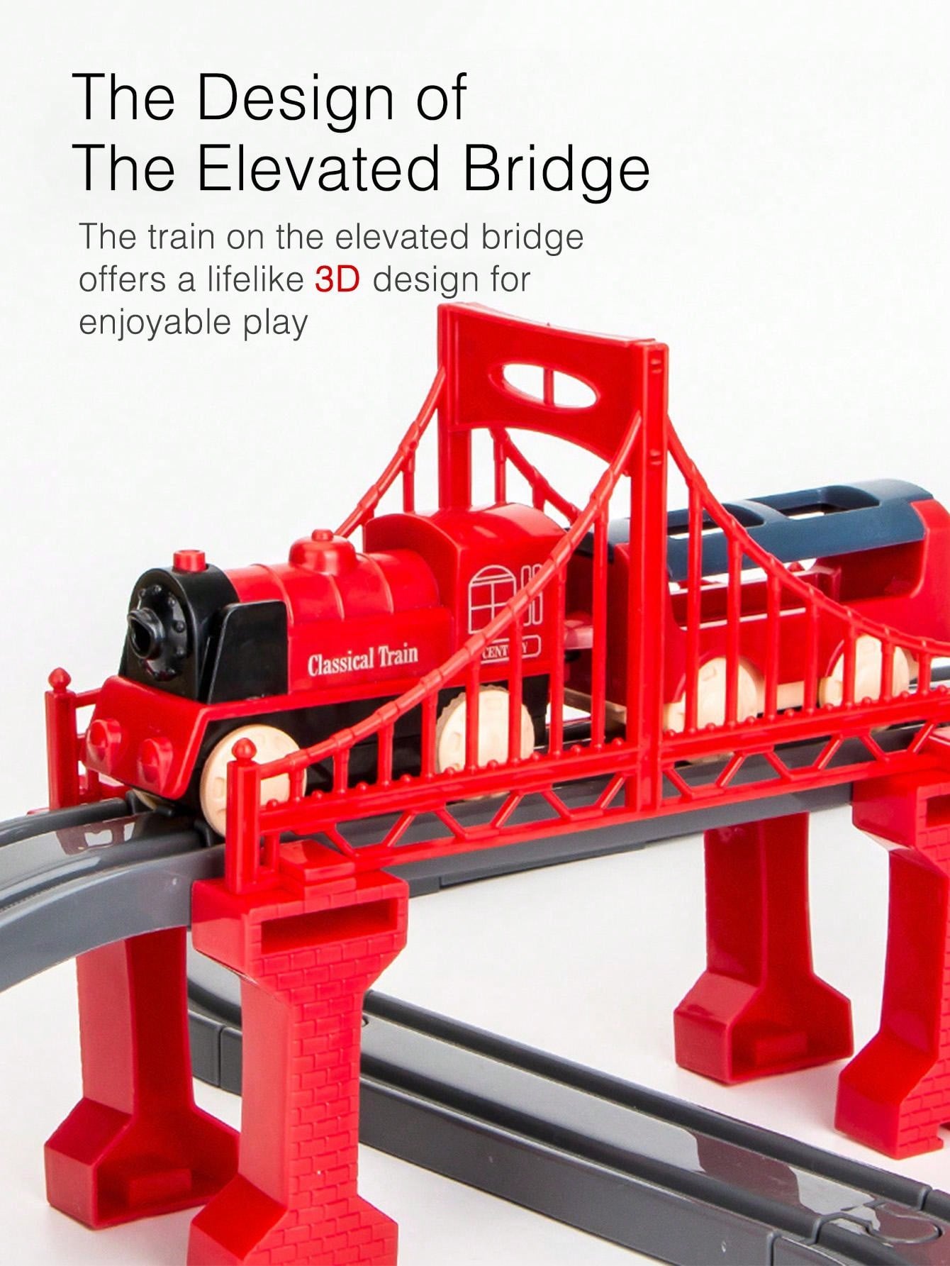 Diy Electric Train Track Set With Assembly Required And Gift Box