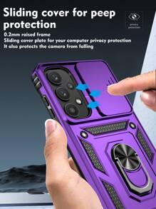 New Military-Grade Dual-Layer 360° Rotating Phone Case + Integrated Stand, Compatible With IPhone 11/12/13/14/15 Pro Max, Compatible With Samsung A14/A24/A34/A35/A54/A55, S23/S24, S22 Ultra, Compatible With OPPO, Compatible With VIVO, Compatible With Redmi Note 11/12 Pro, Premium Quality Craftsmanship