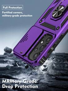 New Military-Grade Dual-Layer 360° Rotating Phone Case + Integrated Stand, Compatible With IPhone 11/12/13/14/15 Pro Max, Compatible With Samsung A14/A24/A34/A35/A54/A55, S23/S24, S22 Ultra, Compatible With OPPO, Compatible With VIVO, Compatible With Redmi Note 11/12 Pro, Premium Quality Craftsmanship