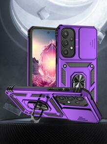 New Military-Grade Dual-Layer 360° Rotating Phone Case + Integrated Stand, Compatible With IPhone 11/12/13/14/15 Pro Max, Compatible With Samsung A14/A24/A34/A35/A54/A55, S23/S24, S22 Ultra, Compatible With OPPO, Compatible With VIVO, Compatible With Redmi Note 11/12 Pro, Premium Quality Craftsmanship