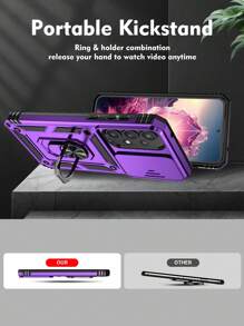 New Military-Grade Dual-Layer 360° Rotating Phone Case + Integrated Stand, Compatible With IPhone 11/12/13/14/15 Pro Max, Compatible With Samsung A14/A24/A34/A35/A54/A55, S23/S24, S22 Ultra, Compatible With OPPO, Compatible With VIVO, Compatible With Redmi Note 11/12 Pro, Premium Quality Craftsmanship
