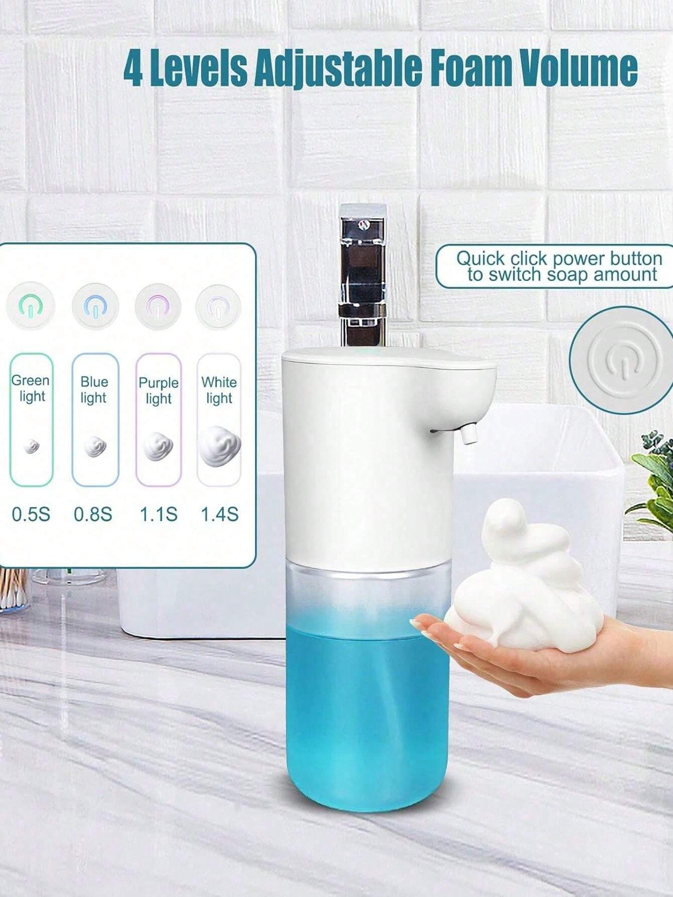 [Upgrade 4 Modes]Soap Dispenser, Automatic Foaming Soap Dispenser With ...