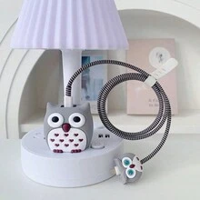 4 件裝貓頭鷹造型 20w 充電器保護套