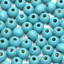 6/8/10mm 米色圓形木珠,適用於diy手鍊,項鏈和珠寶製作 - 10mm-100pcs - 查看 12