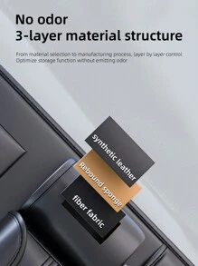 DERANFU 1pc Leather Multifunctional Car Backseat Organizer With Simple Design, Back Seat Storage Bag For Universal Use