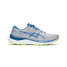 ASICS Mens Gel Cumulus 24 Running Shoes - 2E Wide Width In Sheet Rock/Lake Drive - Sheet Rock/lake Drive - View 1