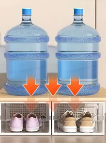 1個塑料可摺疊鞋盒,透明鞋顯示籃,防塵男女鞋盒,側開門鞋櫥,最大化衣櫥空間鞋子儲物整理,適用於臥室、家居 - 彩色 - 查看 10