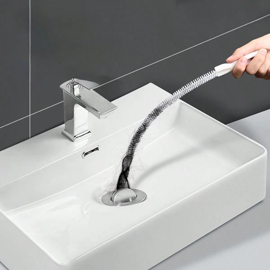 1pc Bendable Sink Pipe Dredger, Kitchen Bath Sink Unblocker, Water Tank