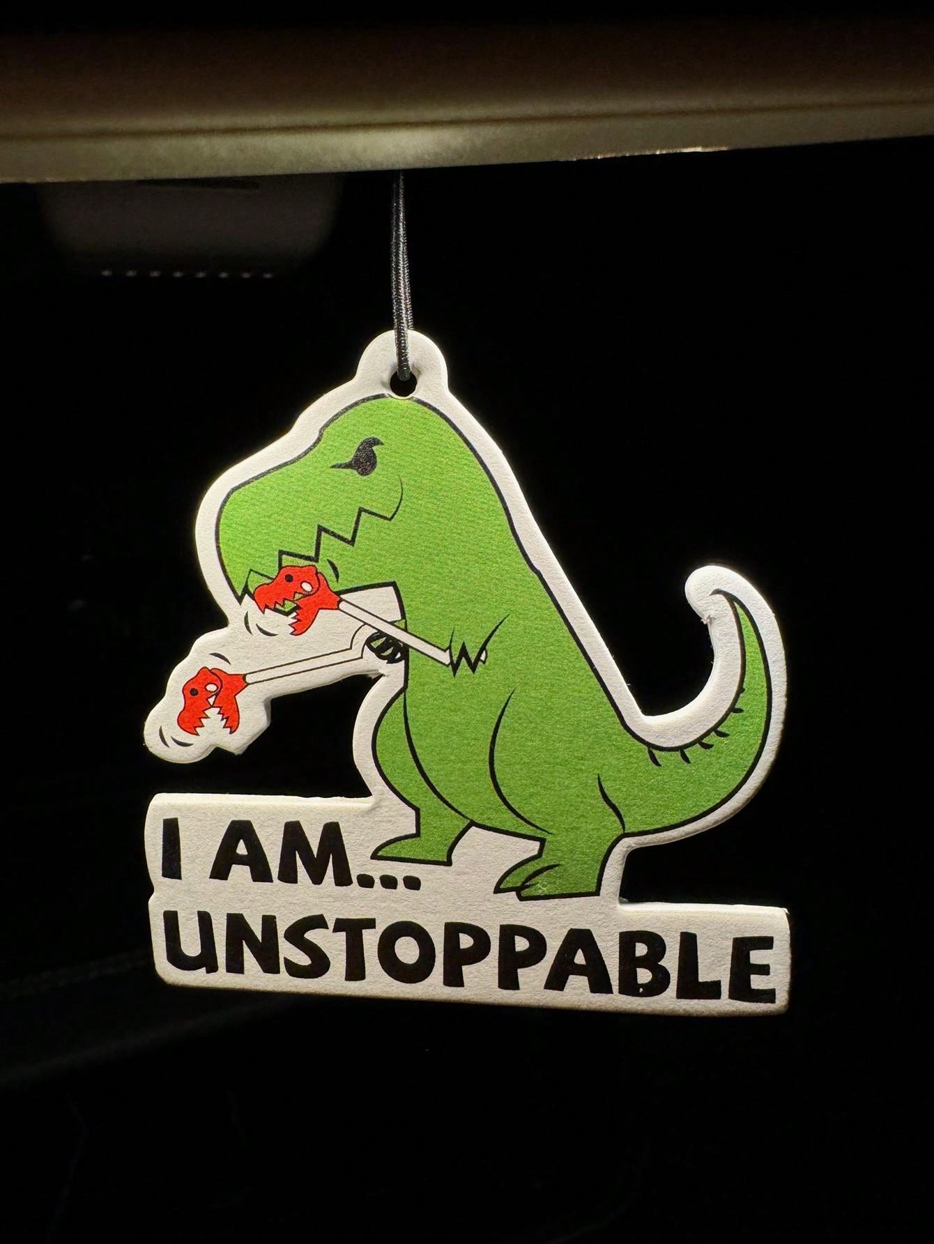 I'M Invincible! Funny Car Air Freshener With Fragrance Oil, Air