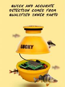 Lucky Ffw718la Portable Fish Finder With 150m Wireless Sonar Sensor, 2.2 Inch Screen For Fishing - Grey - View 9