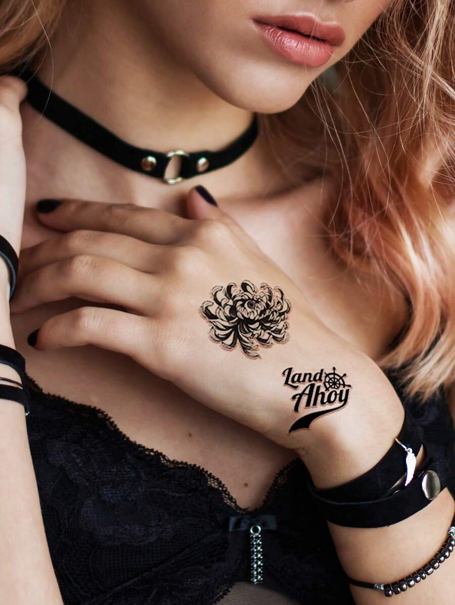 12 Half Arm Temporary Tattoos Sleeve Tattoos Waterproof Realistic Long