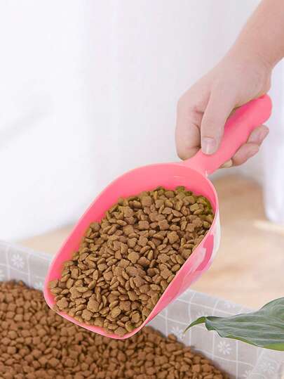 1pc Colher De Comida De Cachorro De Pelúcia, Tamanhos Grandes E Pequenos, Pá Para Cães E Gatos, Colher De Comida Para Animais De Estimação