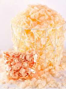 500朵人造白色玫瑰花瓣,情人節裝飾,家居、婚禮、派對禮品 - 香檳色 - 查看 1