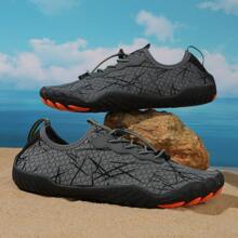 新款男女通用户外冲浪浮潜鞋、透气两栖沙滩跑鞋、软底室内健身鞋、防滑瑜伽跳绳鞋、女士减震软底跑鞋、女士休闲运动鞋、黑色训练瑜伽鞋、跑步机鞋、男女通用专业运动鞋、沙滩水鞋、多功能深蹲硬拉鞋 - 灰色 - 查看 6