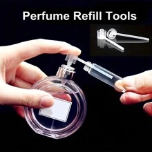 12pcs Perfume Dispenser Pump Perfume Refill Pump Cosmetic Dispenser Pump Transfer Tool For Travel Refillable Perfume Spray Bottle - Clear - View 2
