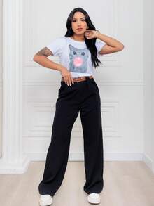 Women T-Shirts - 白色 - 查看 2