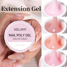 XEIJAYI 6pcs 8g Nail Extension Gel Non-Stick Hand Phototherapy Quick Building Gel Soak Off UV LED Nail Gel For Home Salon Use Nails - Multicolor - View 5
