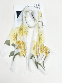 A Women's Printed Scarf, Versatile Small Silk Scarf Suitable For Casual Wear, Bag Head And Daily Use Elegant Bandana,Hair Band,Head Band Ideal For Dressing Up Your Look - Multicolor - View 9