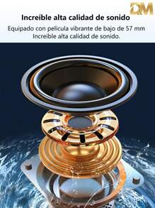 Barra De Sonido Teatro En Casa 2.1 con Subwoofer,DM-L2,Bocinas de bluetooth Grandes,2 En 1 con Conexión Bluetooth Conexiones USB, Óptico Y Auxiliar, Incluye Contro,Remoto,Sound Bar,Sonido 3D,inteligente bocina bluetooth Altavoces estéreo con estilo, 38Hz, AC110V, USB, SD, Radio FM, Mp3,DVD,VCD,X-BASS,altavoces con cable, sistema de sonido, música en miniatura, festivales de música, fiesta bocina,para ver películas, karaoke,escuchar canciones, ver partidos de fútbol - Negro - Ver 8