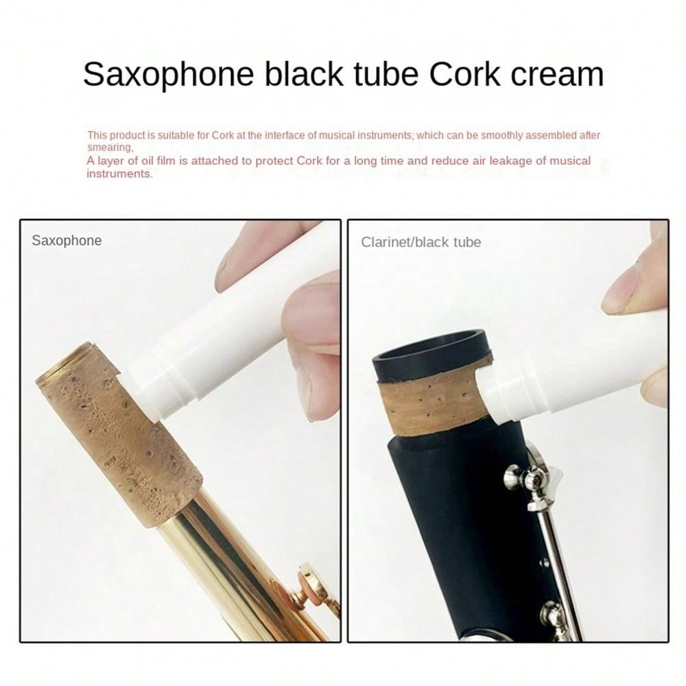Saxophone Black Tube Flute Cork Grease Lubricating Oil At The