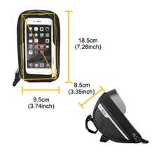 Bike Phone Stand Bag Bike Handlebar Bag 6.7-Inch Large Capacity Touch Screen Phone Stand Waterproof Front Frame Bag Bike Accessories Bag - Black - View 2