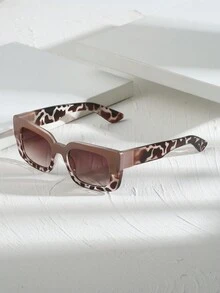 1 Miếng Không giới tính Hình vuông Nhỏ bé Khung trang trí Hai tông màu Phong cách đường phố Thời trang Kính râm Đối với Kỳ nghỉ - Cà phê - Xem 2