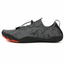 新款男女通用户外冲浪浮潜鞋、透气两栖沙滩跑鞋、软底室内健身鞋、防滑瑜伽跳绳鞋、女士减震软底跑鞋、女士休闲运动鞋、黑色训练瑜伽鞋、跑步机鞋、男女通用专业运动鞋、沙滩水鞋、多功能深蹲硬拉鞋 - 灰色 - 查看 2