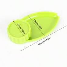 1pc Two-In-One Herb Grinder With Funnel, Sailboat Leaf Shaped Plastic Grinder For Herb And , Random Color - Multicolor - View 8