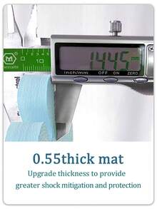 Ltp 9片拼插式軟式泡沫地墊 - Eva拼圖遊戲墊 - 運動墊,地面保護運動墊底層墊 - 彩色 - 查看 5