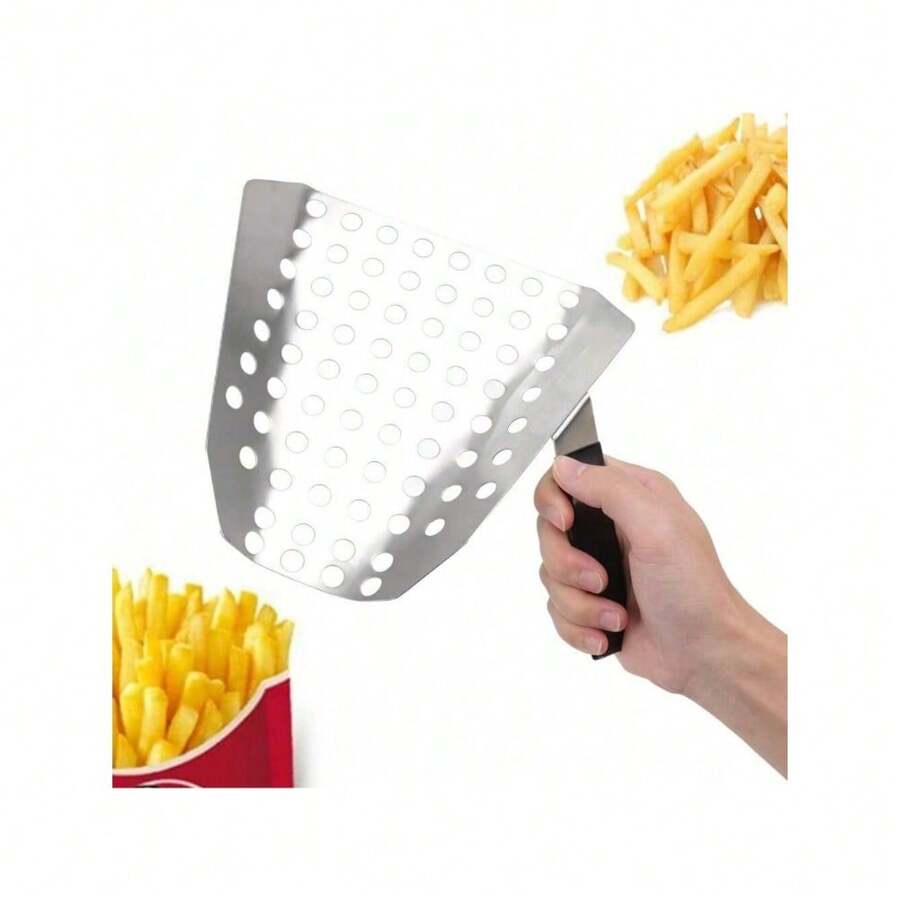 Popcorn Speed Scoop 304 Stainless Steel Filter Spoon With Holes
