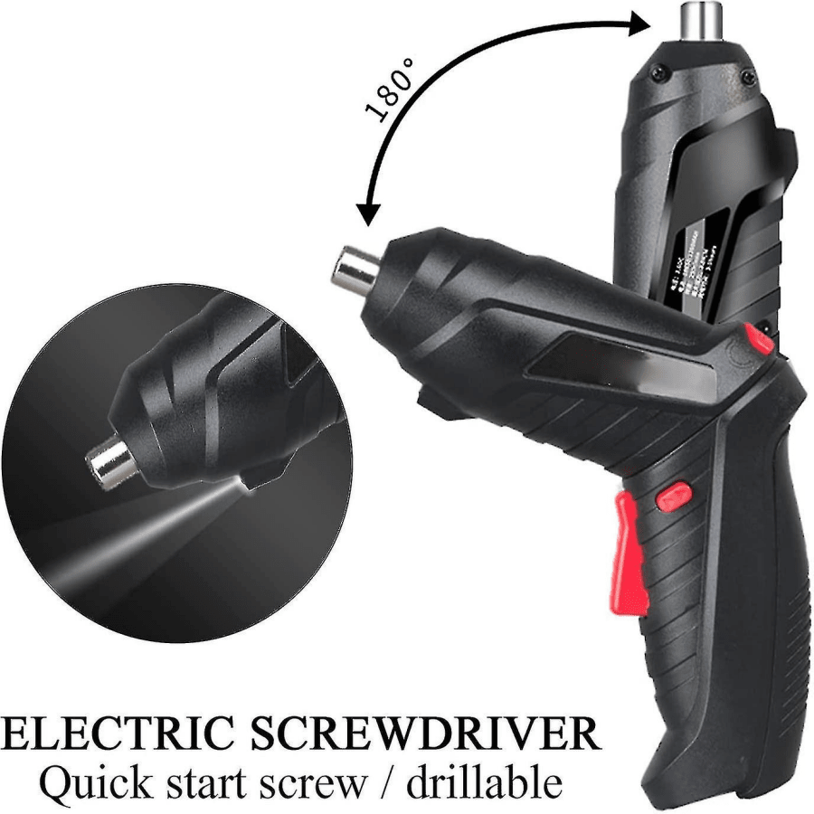 Power Cordless Electric Screwdriver Rechargeable Electronic Mini