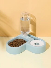 Juego De Alimentación Y Riego Para Mascotas - Celeste - Ver 1
